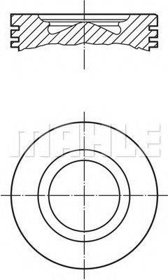 MAHLE ORIGINAL 007PI00106000 Поршень