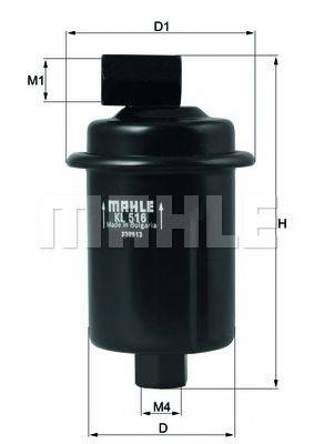 MAHLE ORIGINAL KL516 Паливний фільтр