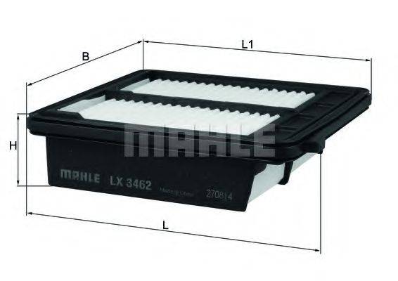 MAHLE ORIGINAL LX3462 Повітряний фільтр