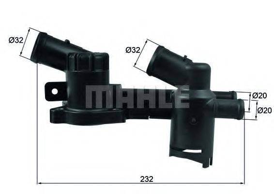 MAHLE ORIGINAL TH52 Термостат, охолоджуюча рідина