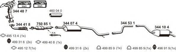 ERNST 031538 Система випуску ОГ