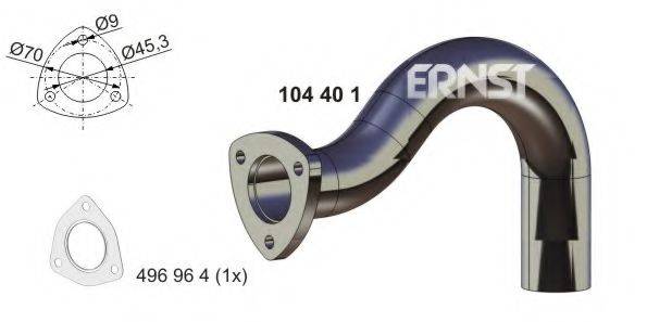 ERNST 104401 Труба вихлопного газу