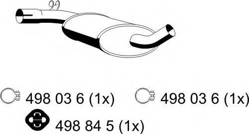 ERNST 122108 Середній глушник вихлопних газів