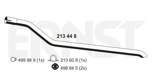 ERNST 213448 Труба вихлопного газу