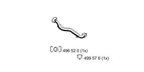 ERNST 176569 Труба вихлопного газу