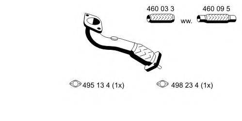 ERNST 310468 Труба вихлопного газу