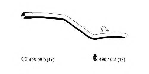 ERNST 314480 Труба вихлопного газу