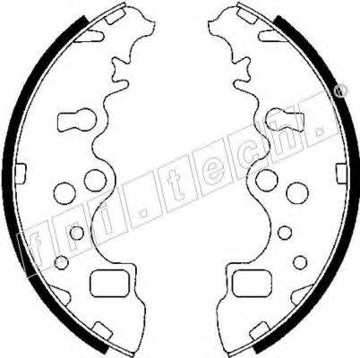 FRI.TECH. 1049156 Комплект гальмівних колодок