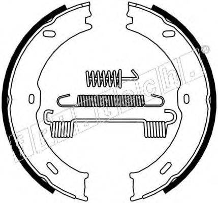 FRI.TECH. 1052133K Комплект гальмівних колодок, стоянкова гальмівна система