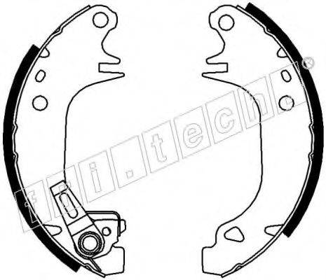 FRI.TECH. 1079180Y Комплект гальмівних колодок