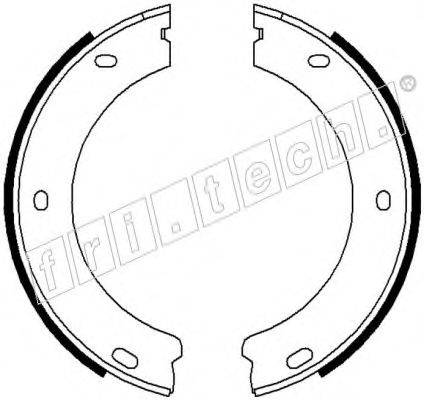 FRI.TECH. 1079188 Комплект гальмівних колодок, стоянкова гальмівна система