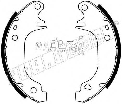 FRI.TECH. 1088210K Комплект гальмівних колодок