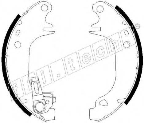 FRI.TECH. 1088210Y Комплект гальмівних колодок