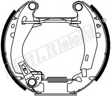 FRI.TECH. 16110 Комплект гальмівних колодок