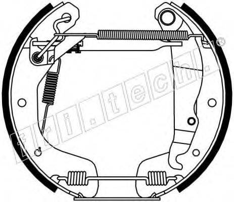 FRI.TECH. 16118 Комплект гальмівних колодок