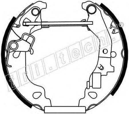 FRI.TECH. 16234 Комплект гальмівних колодок