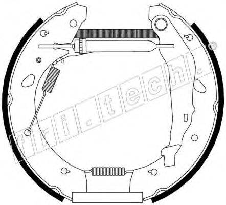 FRI.TECH. 16251 Комплект гальмівних колодок