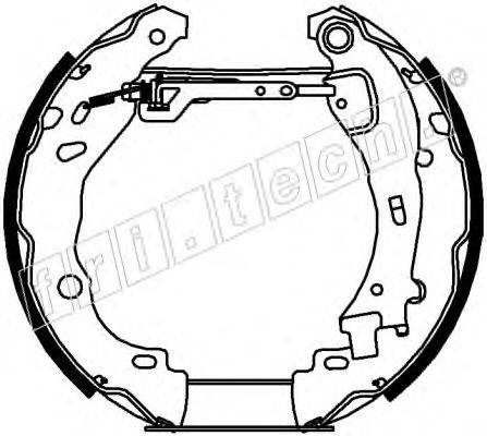 FRI.TECH. 16276 Комплект гальмівних колодок