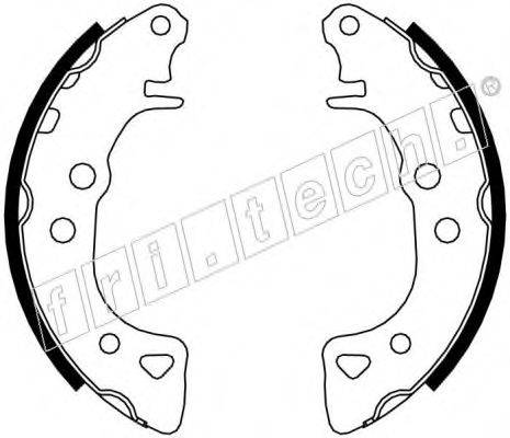 FRI.TECH. 17042 Комплект гальмівних колодок