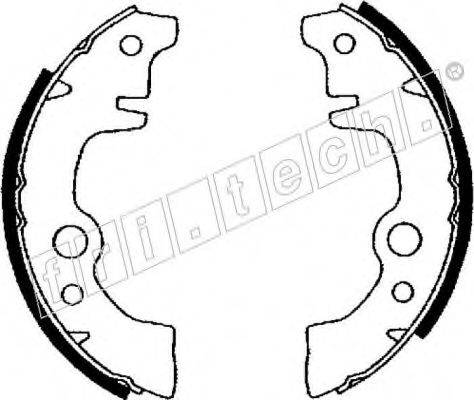 FRI.TECH. 17096 Комплект гальмівних колодок