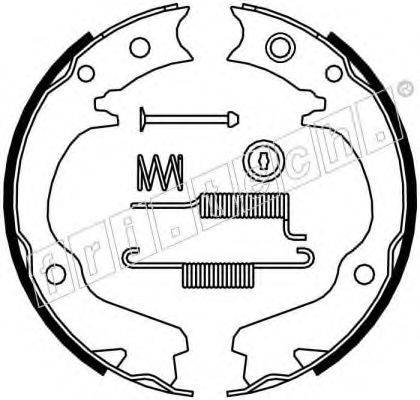 FRI.TECH. 1110336K Комплект гальмівних колодок, стоянкова гальмівна система