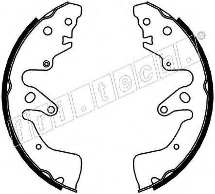 FRI.TECH. 1111251 Комплект гальмівних колодок