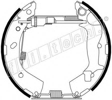 FRI.TECH. 16352 Комплект гальмівних колодок