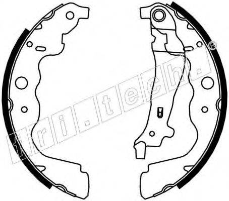 FRI.TECH. 1088240 Комплект гальмівних колодок