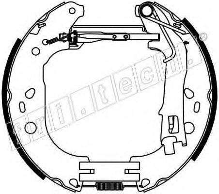 FRI.TECH. 16390 Комплект гальмівних колодок