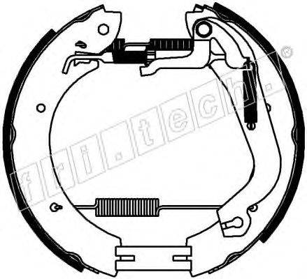 FRI.TECH. 16444 Комплект гальмівних колодок