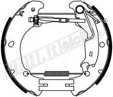 FRI.TECH. 16426 Комплект гальмівних колодок