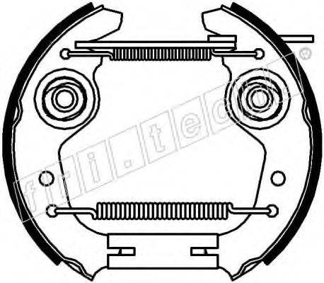 FRI.TECH. 16429 Комплект гальмівних колодок