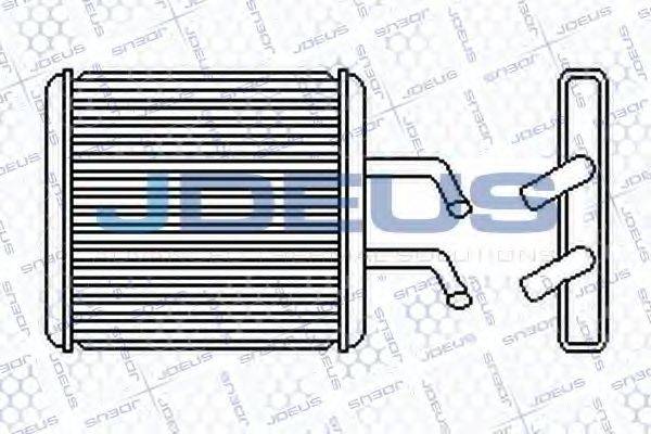 JDEUS 265M04 Теплообмінник, опалення салону