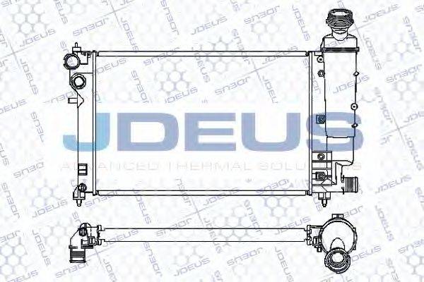 JDEUS 007M49 Радіатор, охолодження двигуна