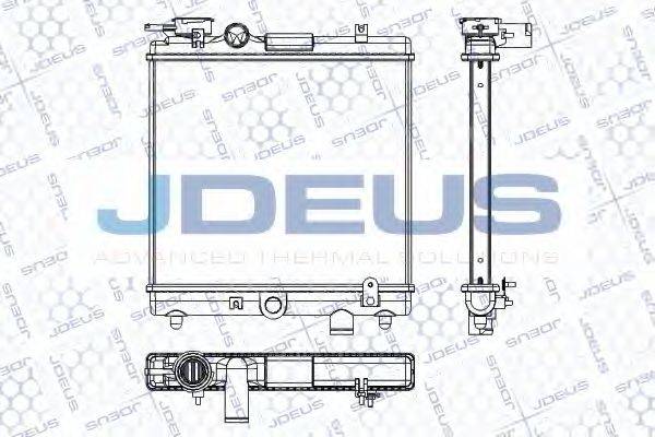 JDEUS RA0250031 Радіатор, охолодження двигуна