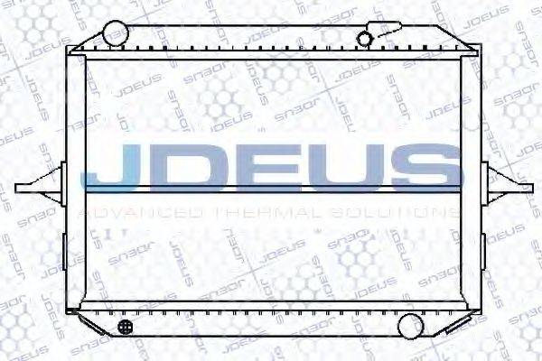 JDEUS 019B18 Радіатор, охолодження двигуна