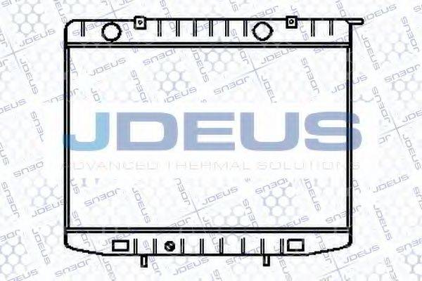 JDEUS 020M22 Радіатор, охолодження двигуна