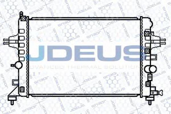 JDEUS 020M60 Радіатор, охолодження двигуна