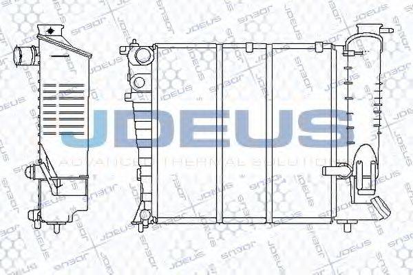 JDEUS 021E30 Радіатор, охолодження двигуна