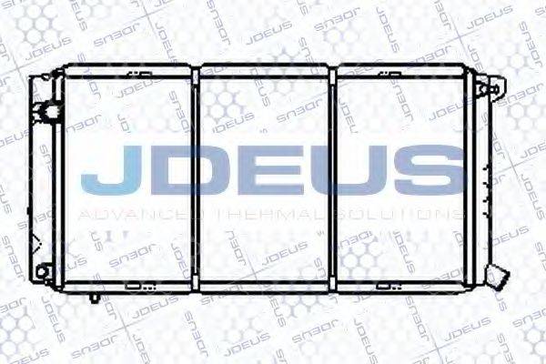 JDEUS 021V03 Радіатор, охолодження двигуна