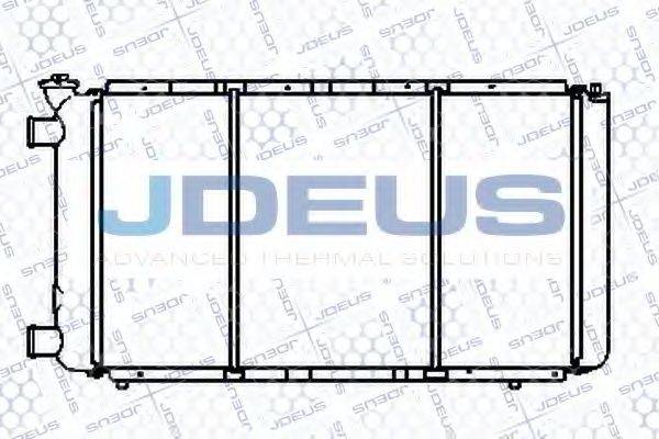 JDEUS 023V05 Радіатор, охолодження двигуна