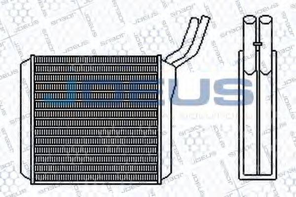 JDEUS 220M23A Теплообмінник, опалення салону