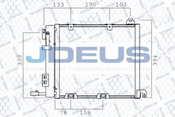 JDEUS 720M31 Конденсатор, кондиціонер