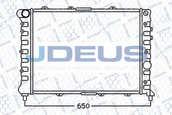 JDEUS 000M10 Радіатор, охолодження двигуна