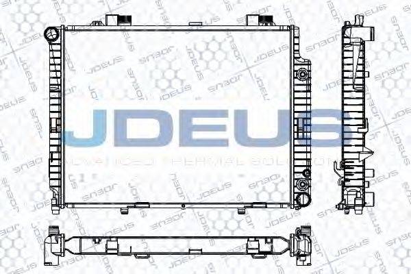 JDEUS RA0170910 Радіатор, охолодження двигуна