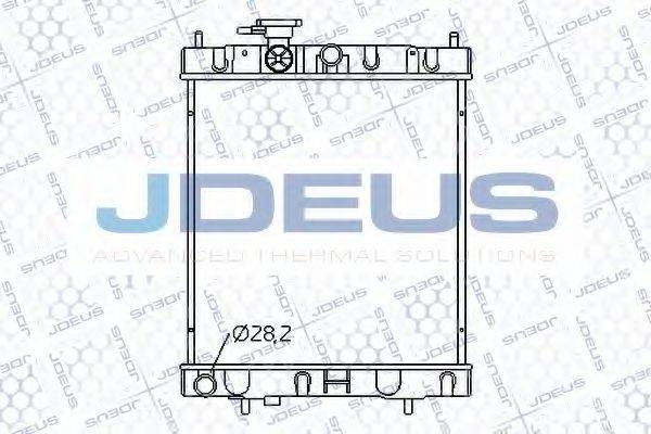 JDEUS 019M17 Радіатор, охолодження двигуна