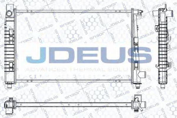 JDEUS RA0170850 Радіатор, охолодження двигуна