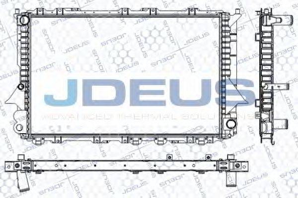 JDEUS RA0010140 Радіатор, охолодження двигуна