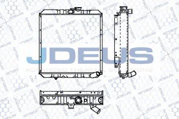 JDEUS RA0020090 Радіатор, охолодження двигуна