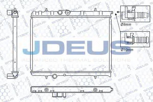 JDEUS RA0070081 Радіатор, охолодження двигуна